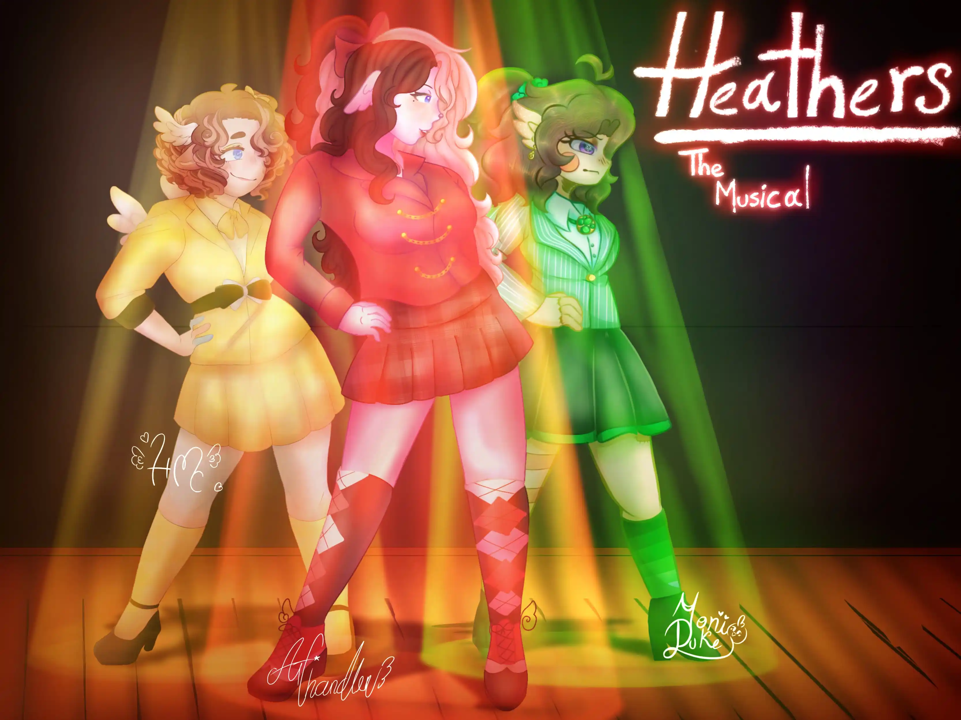 Image from Ai's Tea Party ☕🌹: ✨HEATHER'S COLLAB✨ H. Haru McNamara, jefa de animadoras Su padre es r...