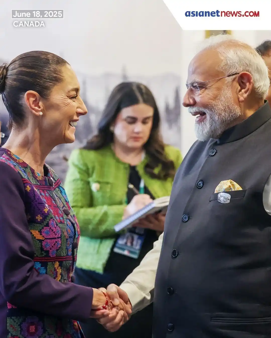 Image from Asianet News Hindi: https://tinyurl.com/2d34jb7j || प्रधानमंत्री नरेंद्र मोदी ने कनाडा के ...