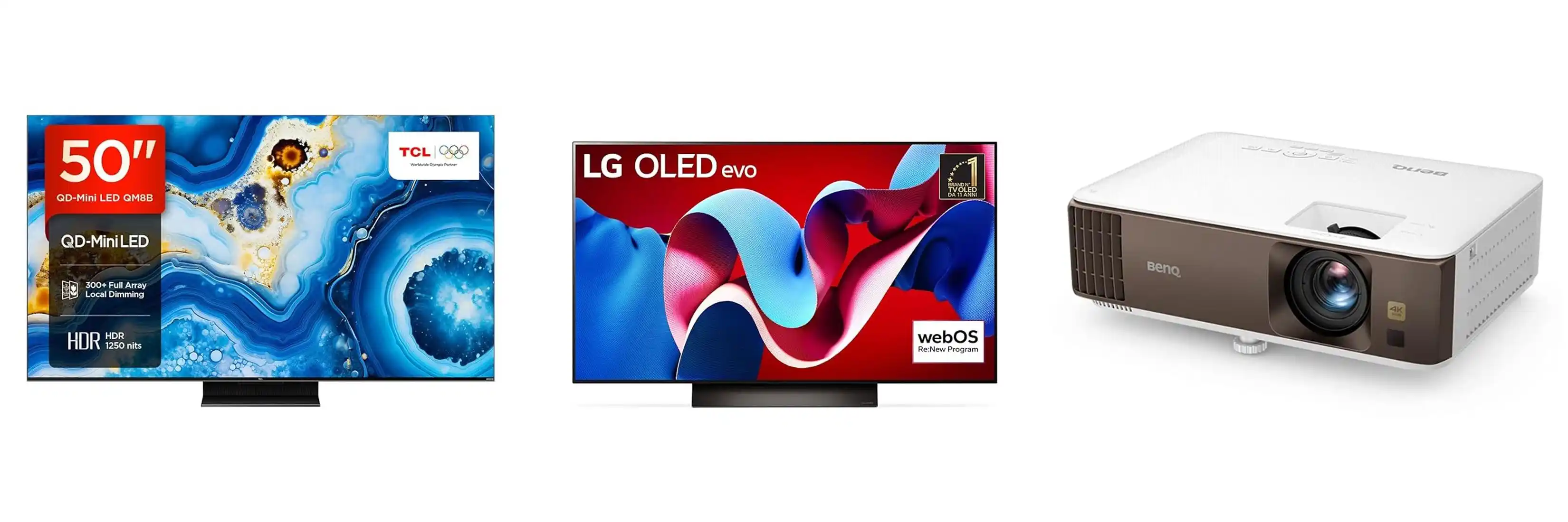 Image from Offerte e Sconti Gratis: Interessante ⭐ 👀 TCL 50QM8B TV Mini LED 50”, Pannello QLED 144Hz 💰 *...