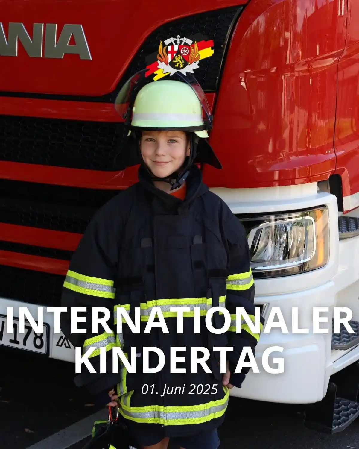 Image from Freiwillige Feuerwehr VG Ramstein - Miesenbach : Internationaler Kindertag 🎉 Kinder sind unsere Zukunft – das gilt au...