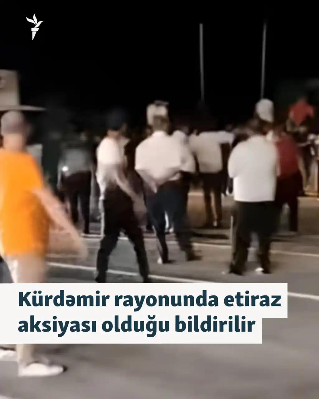 Image from AzadliqRadiosu: İyunun 16-da Kürdəmir rayonunun Sığırlı kəndinin bir qrup sakininin po...