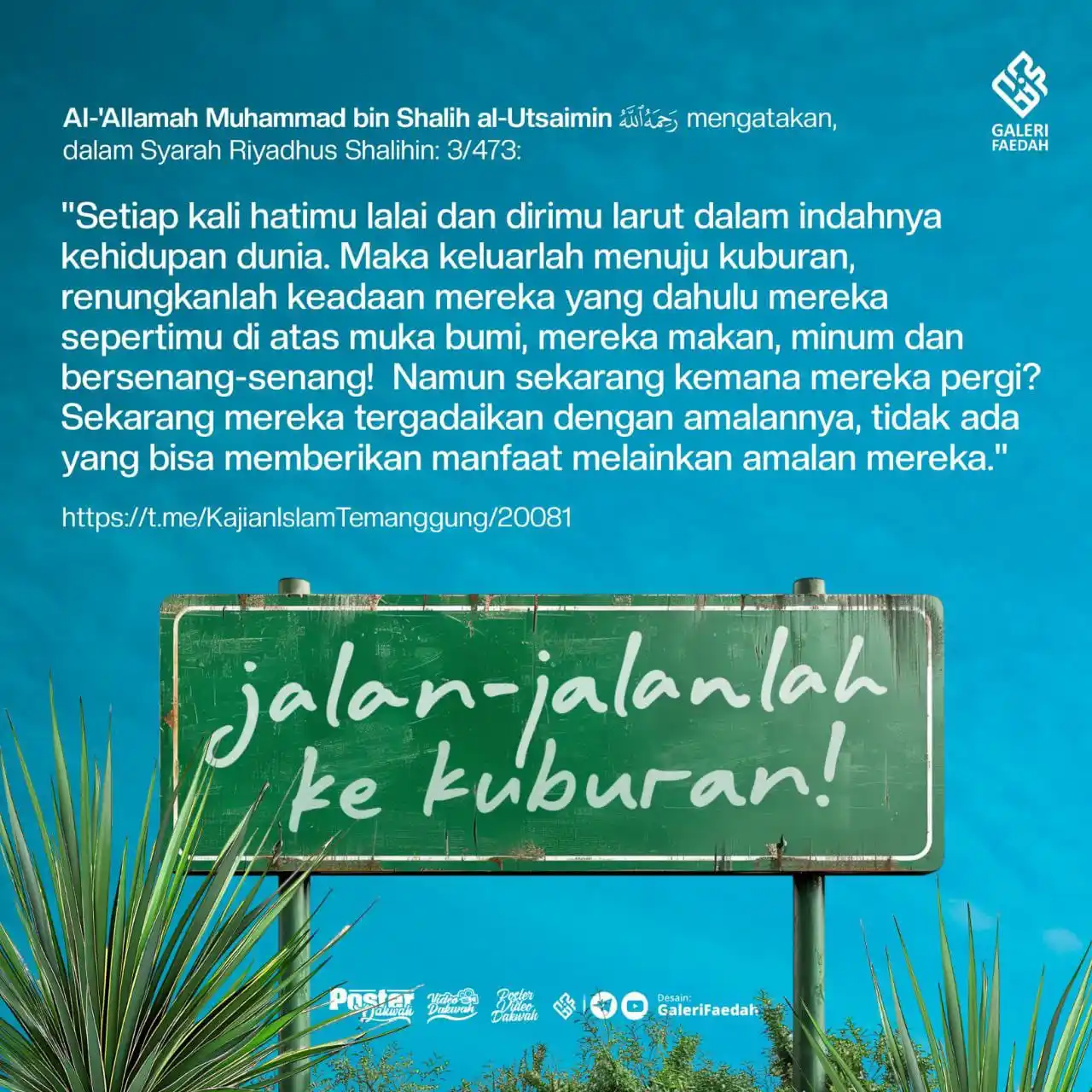Image from Poster Faedah: Jalan-jalan ke Kuburan!...