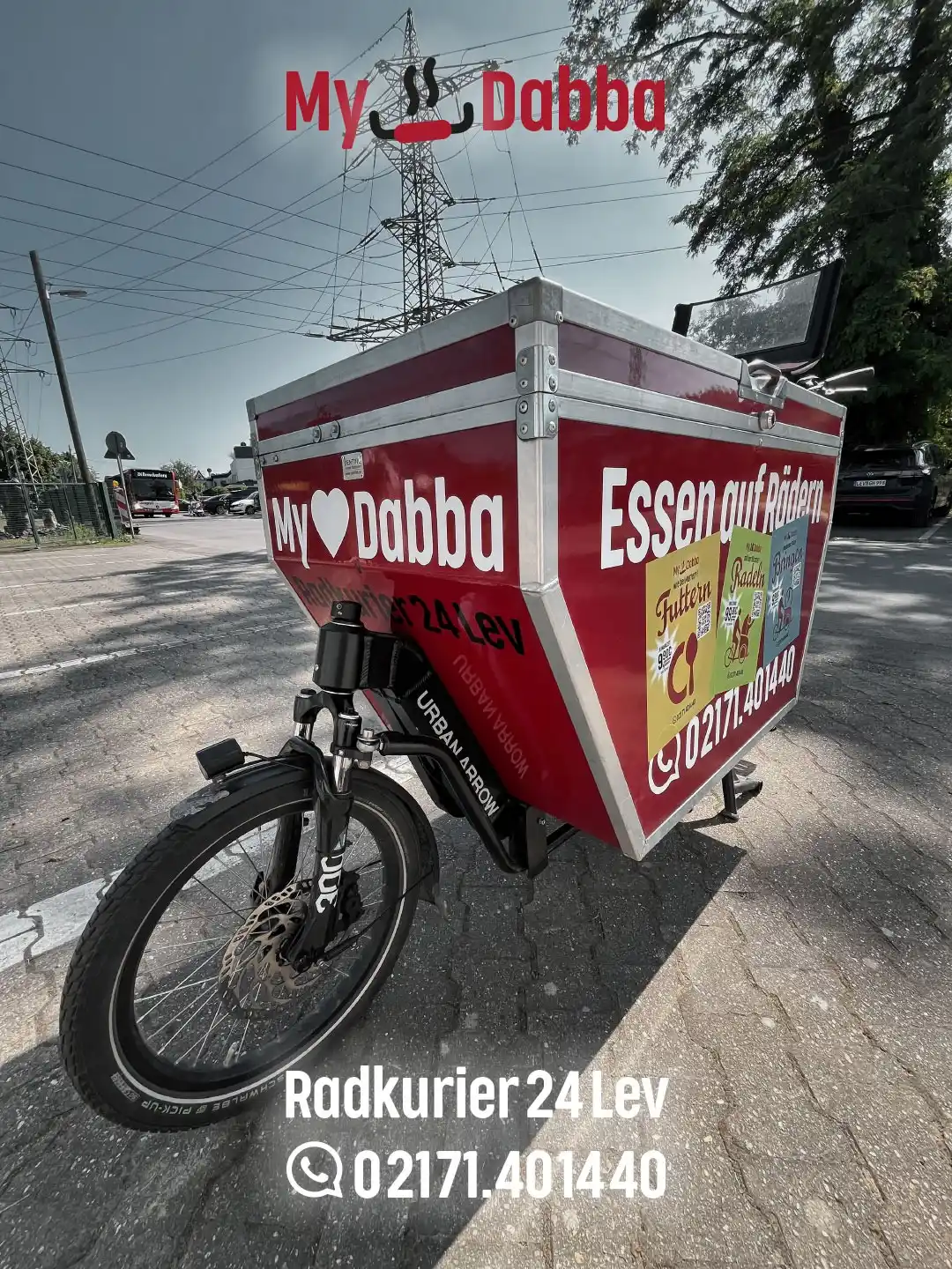 Image from My♥Dabba: Jetzt wird’s bunt in Leverkusen! 🌈 Dein Radkurier 24 rollt nicht nur...