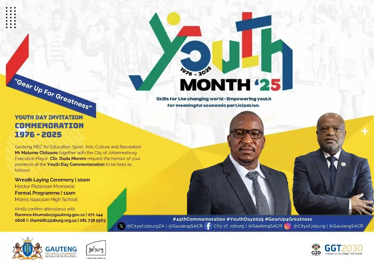 Image from City Of Joburg: Join us as we honour the legacy of the 1976 youth and celebrate their ...