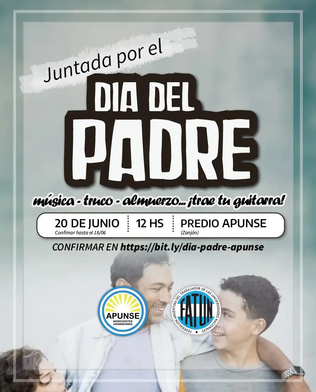 Image from UNSE - Universidad Nacional de Santiago del Estero: 📣 Juntada por el DÍA DEL PADRE Invitamos a los afiliados a APUNSE a c...