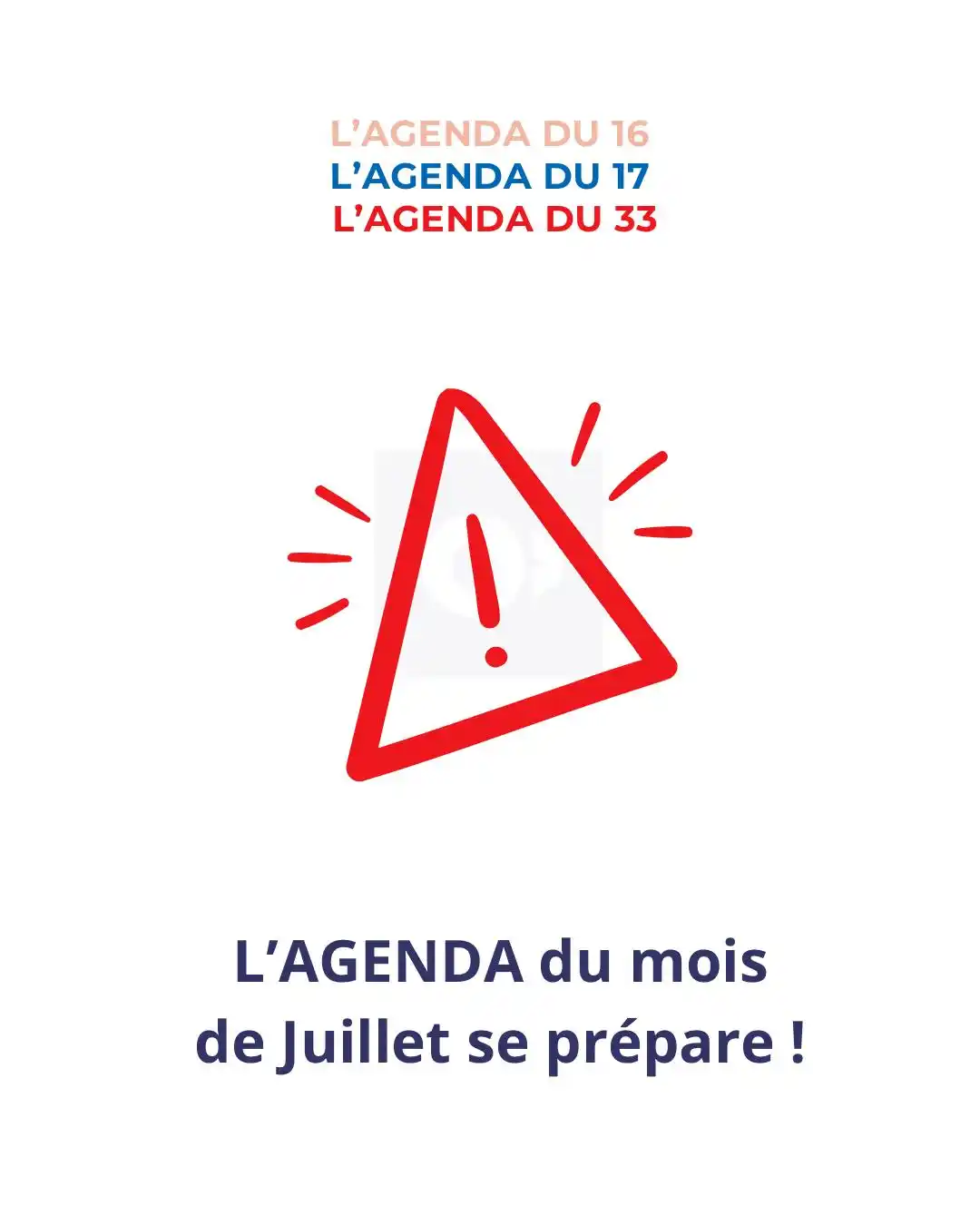 Image from L’AGENDA de l’Entrepreneur & du Porteur de Projet : L’AGENDA du mois de Juillet se prépare !  Si vous organisez un événeme...