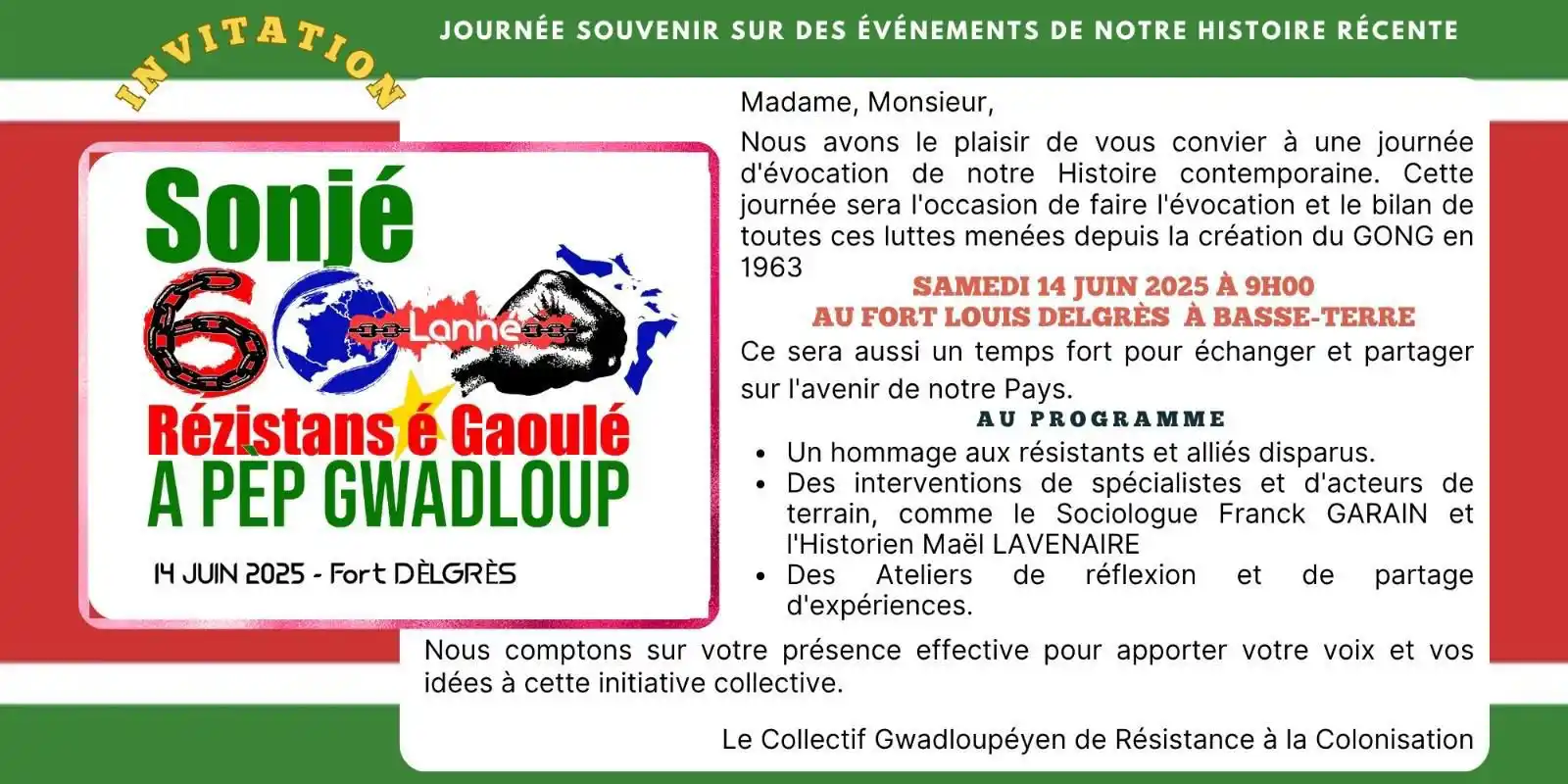 Alyans Nasyonal Gwadloup | ANG  post