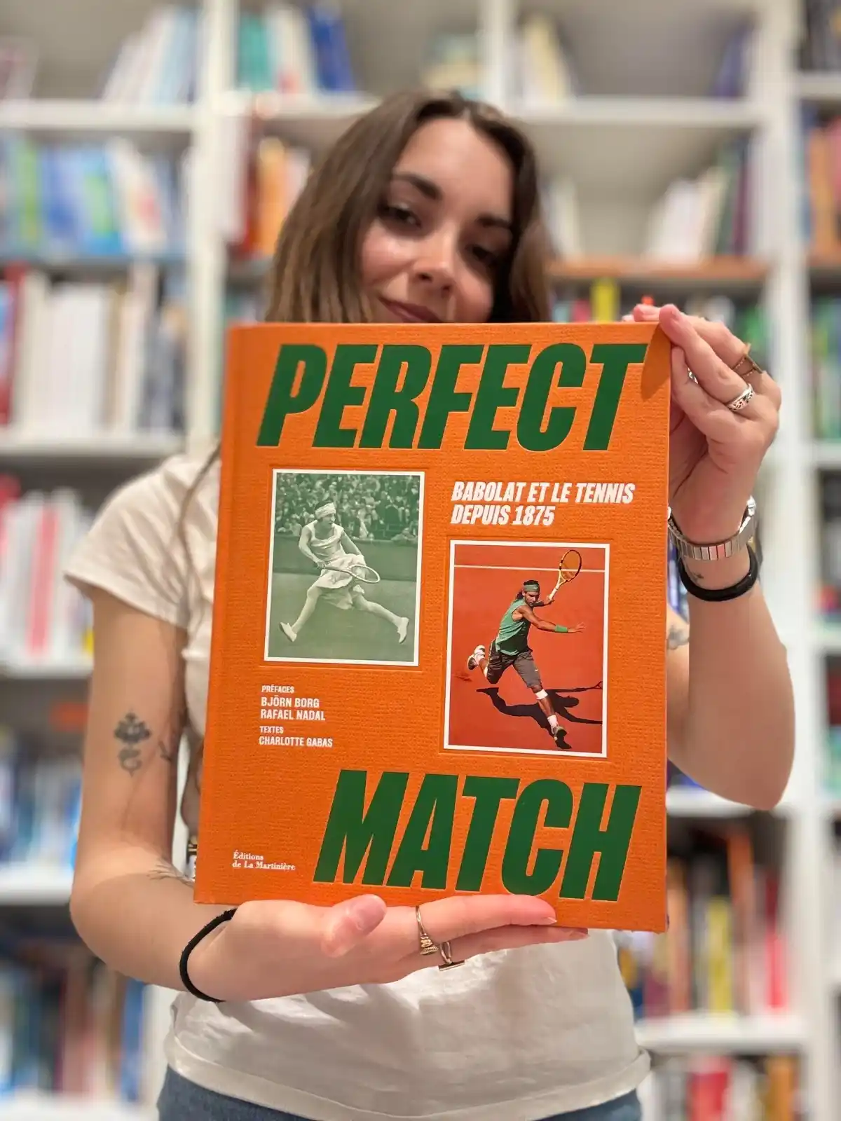 Image from Librairie Mollat: ♥️ *COUP DE CŒUR* : _Perfect match : Babolat et le tennis depuis 1875_...