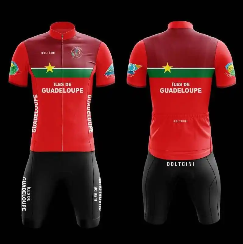 Image from Alyans Nasyonal Gwadloup | ANG : Maillot officiel de l'équipe de Guadeloupe de cyclisme...
