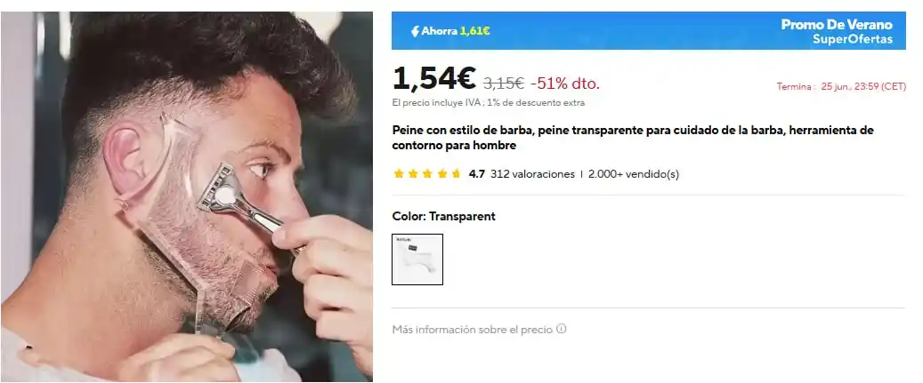Image from Chollos maquillaje y belleza: Me quedo loca con esto pero más con las reviews que tiene XDDD https:...