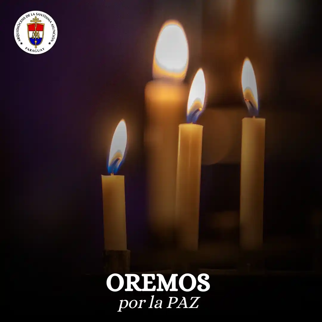 Image from Arzobispado de Asunción: *Mensaje del Cardenal Adalberto Martínez Flores vía X:* _"Elevamos n...
