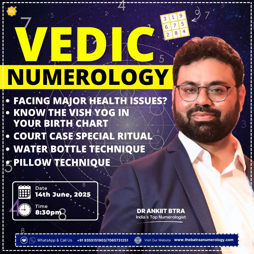 Image from The Batraa Numerology: 🌟 Namaste 🙏 🕉️ Join us LIVE Tonight at 8:30 PM IST for a powerful ...