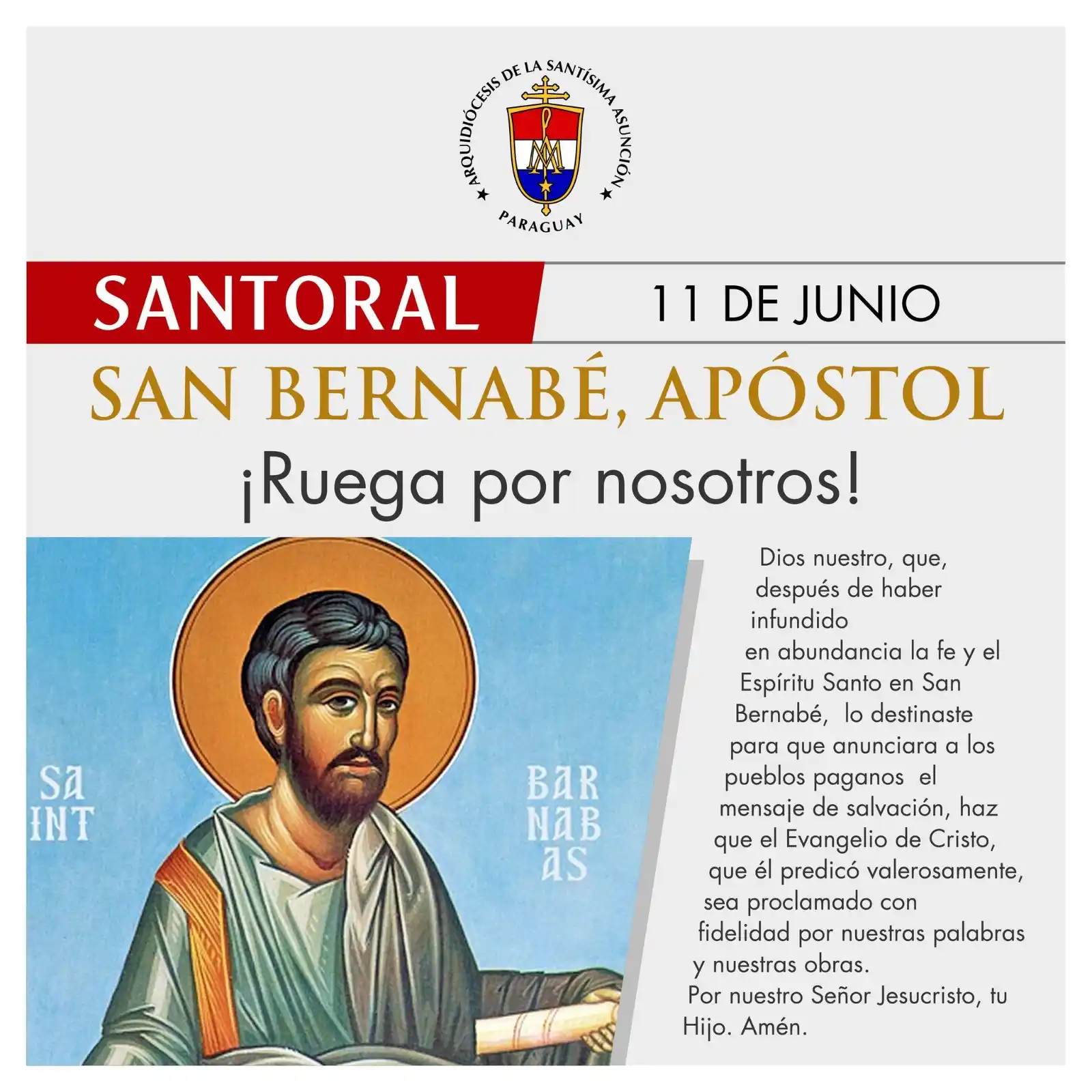Image from Arzobispado de Asunción: <a class="text-blue-500 hover:underline cursor-pointer" href="/hashtag...