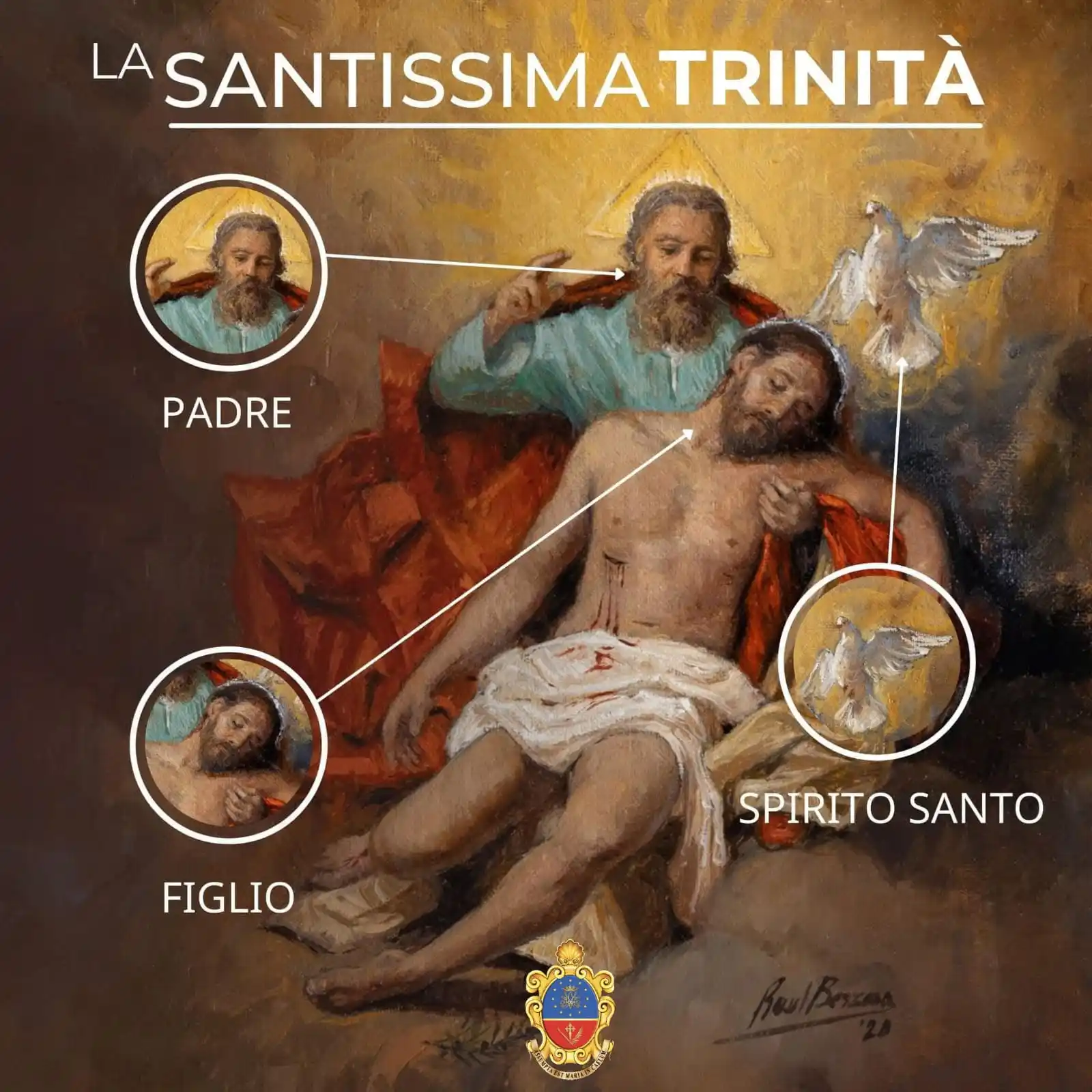 Image from Parrocchia "MARIA SS. ASSUNTA" San Giorgio Morgeto (Rc): *Solennità della Santissima Trinità* ll Mistero della Santissima Trin...