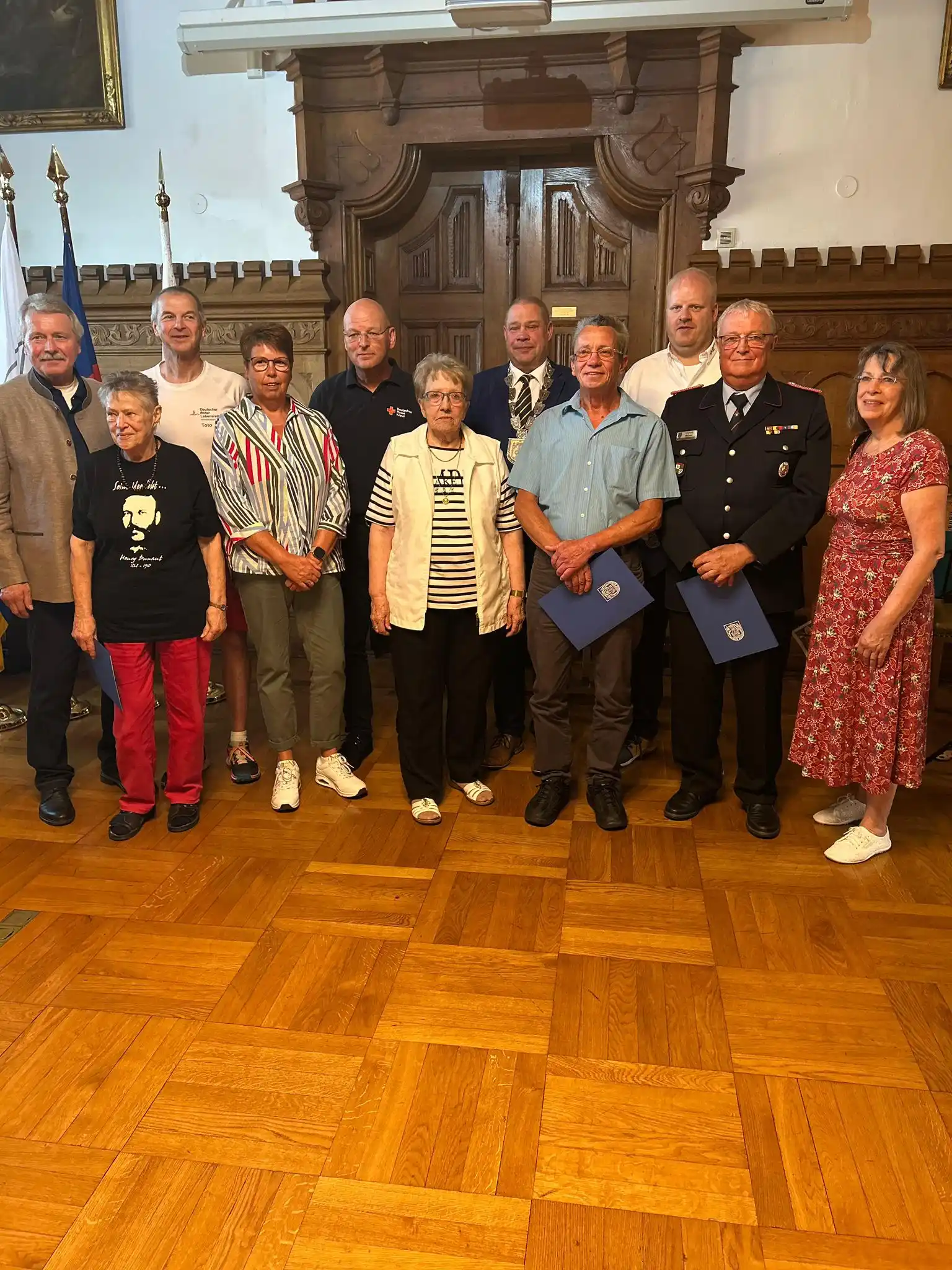 Image from Freiwillige Feuerwehr Helmstedt: *Tag des Ehrenamtes* Die Stadt Helmstedt ehrte heute Abend Menschen di...