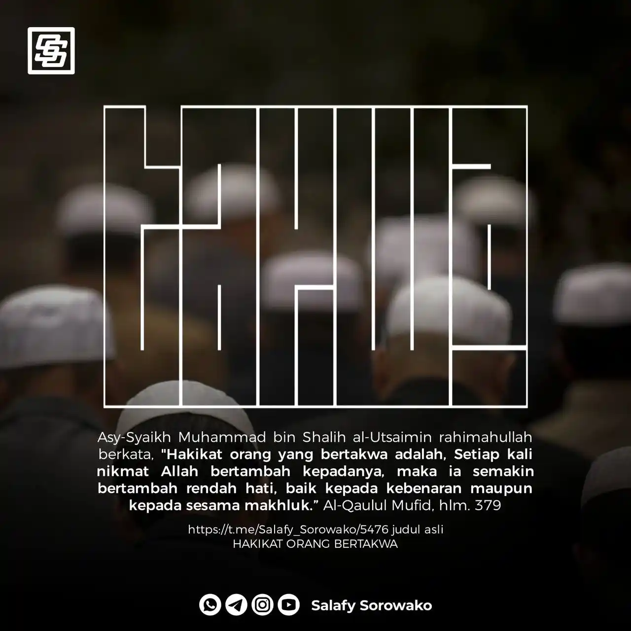Image from Poster Faedah: Takwa...