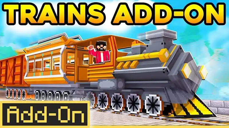 Image from ADDON MCPE (Azeell): [ *TRAINS.* ]  > 📥 Link Download : https://sfl.gl/rZNPx3l > 📂 File S...
