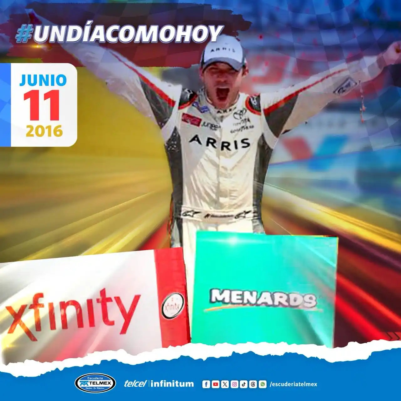 Image from Escudería Telmex : <a class="text-blue-500 hover:underline cursor-pointer" href="/hashtag...
