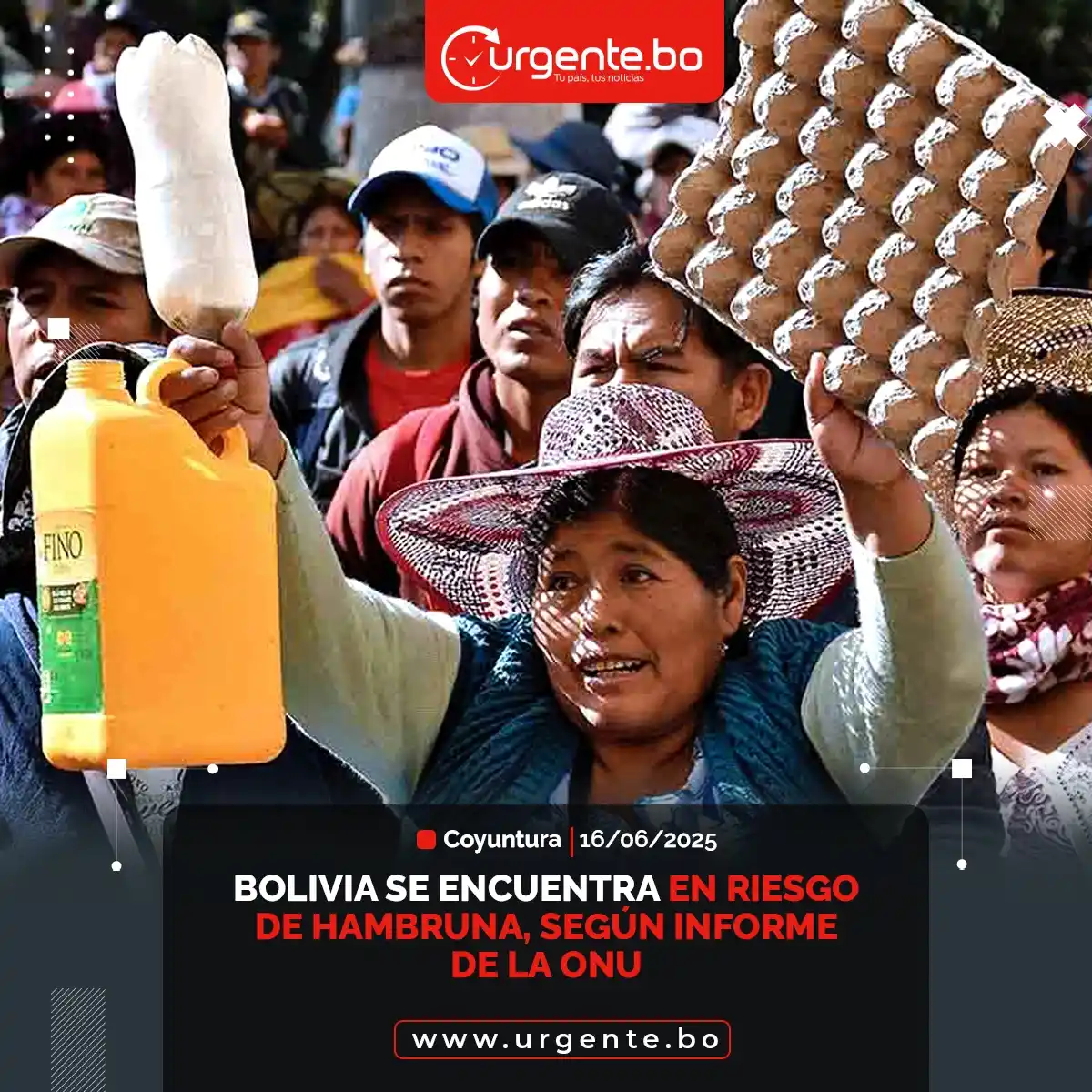 Image from Urgente.bo Noticias: *Urgente.bo* | Por la alta inflación persistente y la disminución de l...
