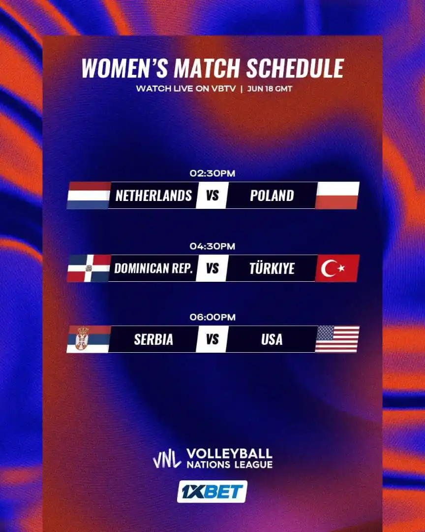 Image from 🇨🇺 Círculo de Espera ⚾🏐🏀⚽: 🏐 Volleyball Nations League (F) 📆 Semana 2 🔗 Pool 4 🏟 Estambul, Tu...