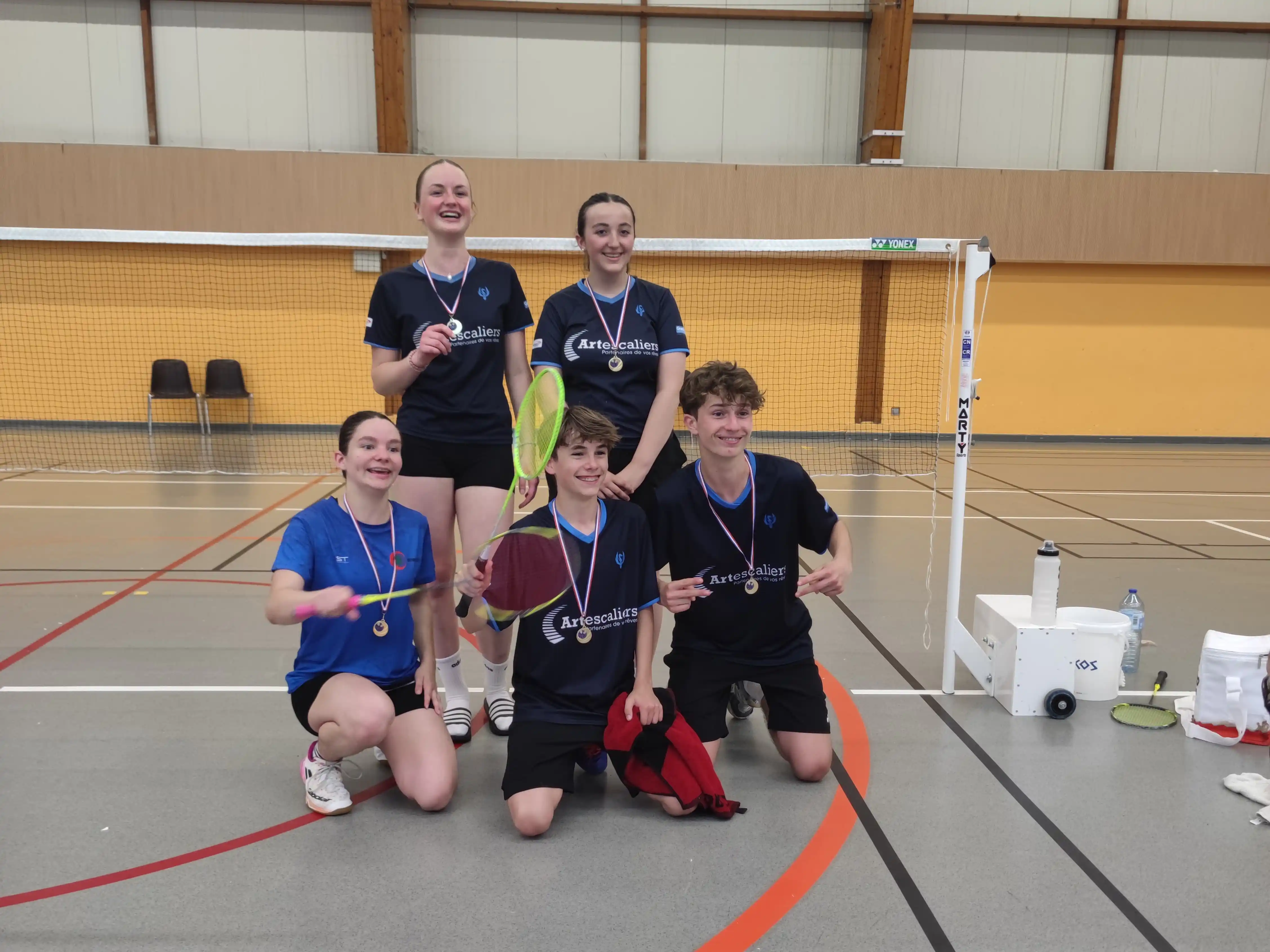 Image from 🏸 Badminton Moselle 🏸: 13 équipes étaient présentes ce samedi à Knutange pour prendre part à ...