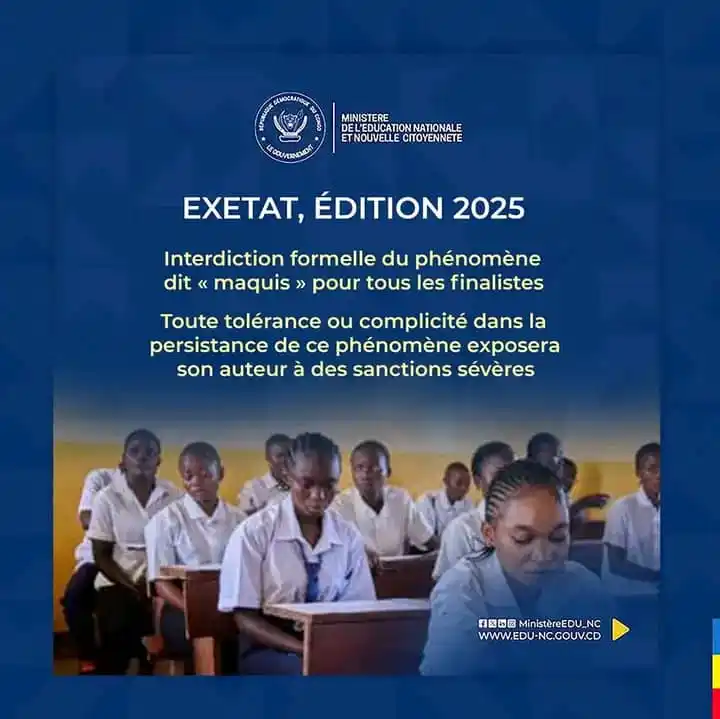 Image from El-Jona TV: 🚨 ALERTE EXETAT, ÉDITION 2025 Le phénomène dit « maquis » est strict...