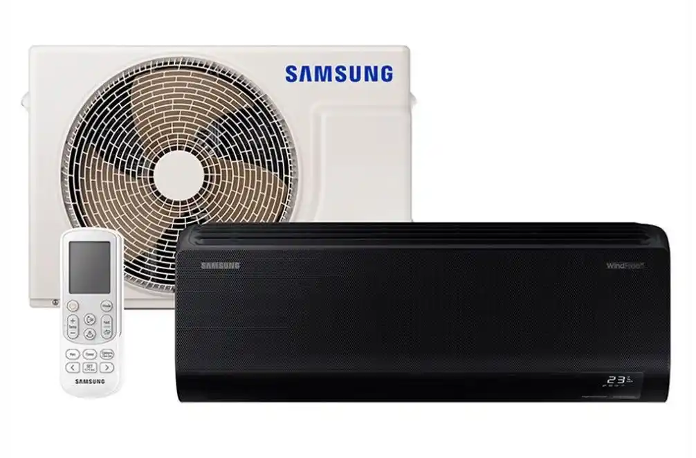 Image from 🔥Promoções/Cupons - THAUTEC⚡️: Ar-Condicionado Split Samsung Inverter WindFree Black Edition Sem Vent...