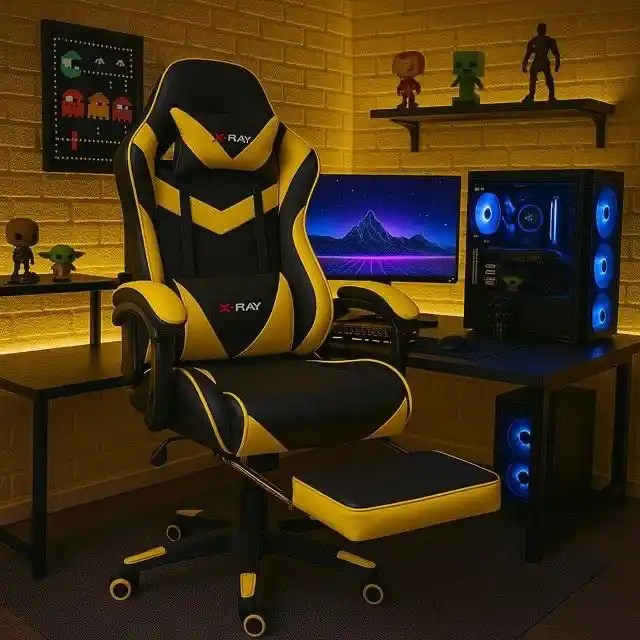 Image from 🔥Promoções/Cupons - THAUTEC⚡️: Cadeira Gamer X-ray com apoio de pernas 🔥*R$ 620,91 com cupom: VALE1...
