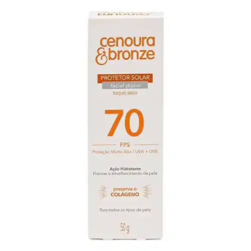 Image from 🔥Promoções/Cupons - THAUTEC⚡️: Cenoura e Bronze Protetor Solar Facial Fps70 - 50 g 🔥R$ 23,55 🔄 *R...