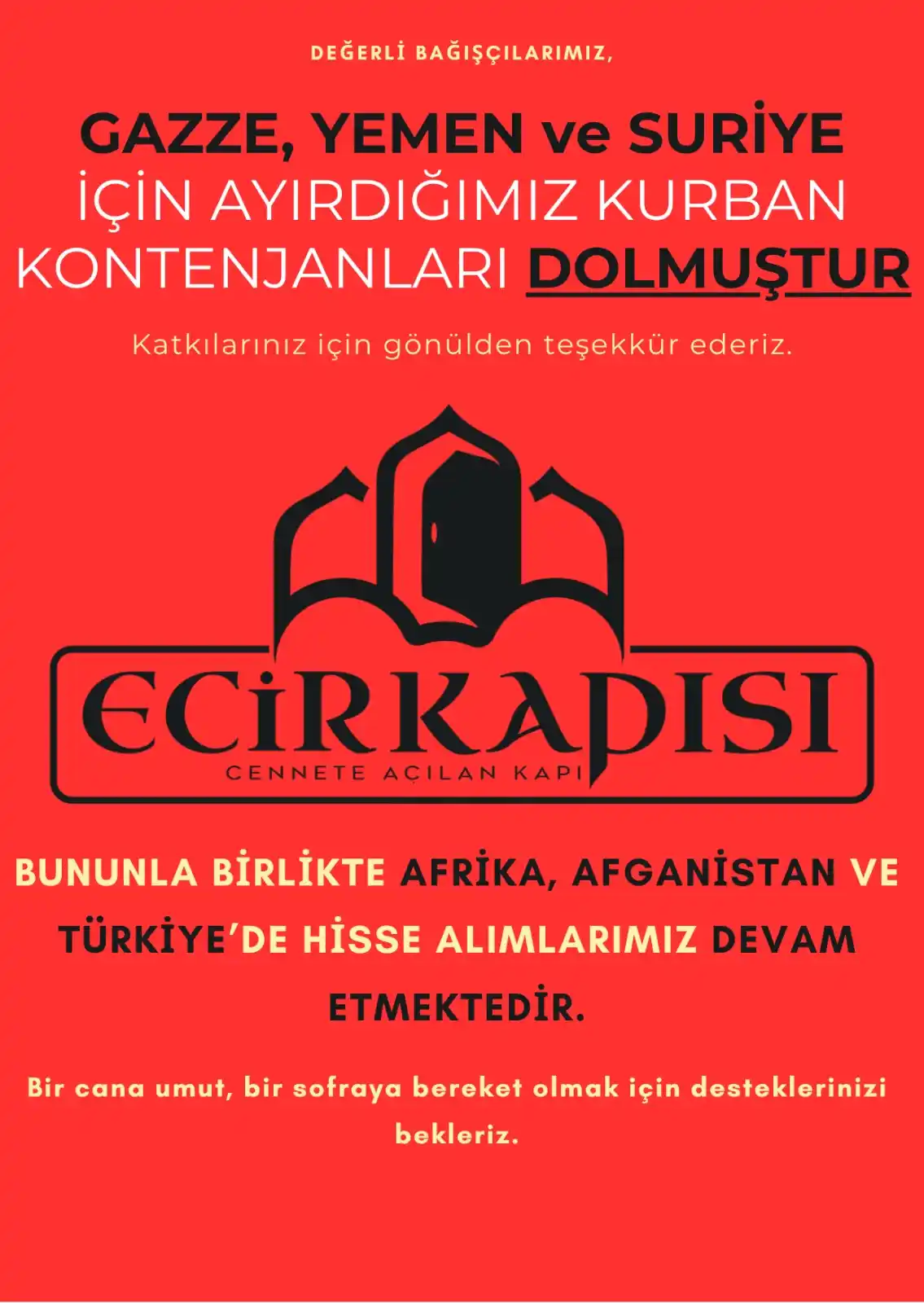 Ecir Kapısı Derneği post