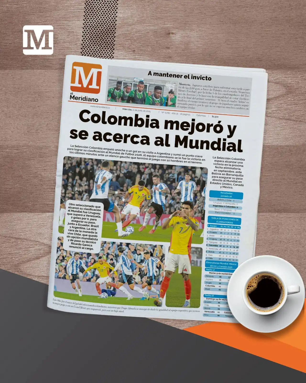Image from El Meridiano: Esta es la contraportada de El Meridiano. 11 de junio de 2025. La pued...