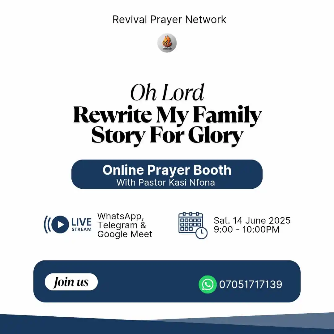 Image from Revival Prayer Network : Every family carries a story—some filled with victory, others marked b...