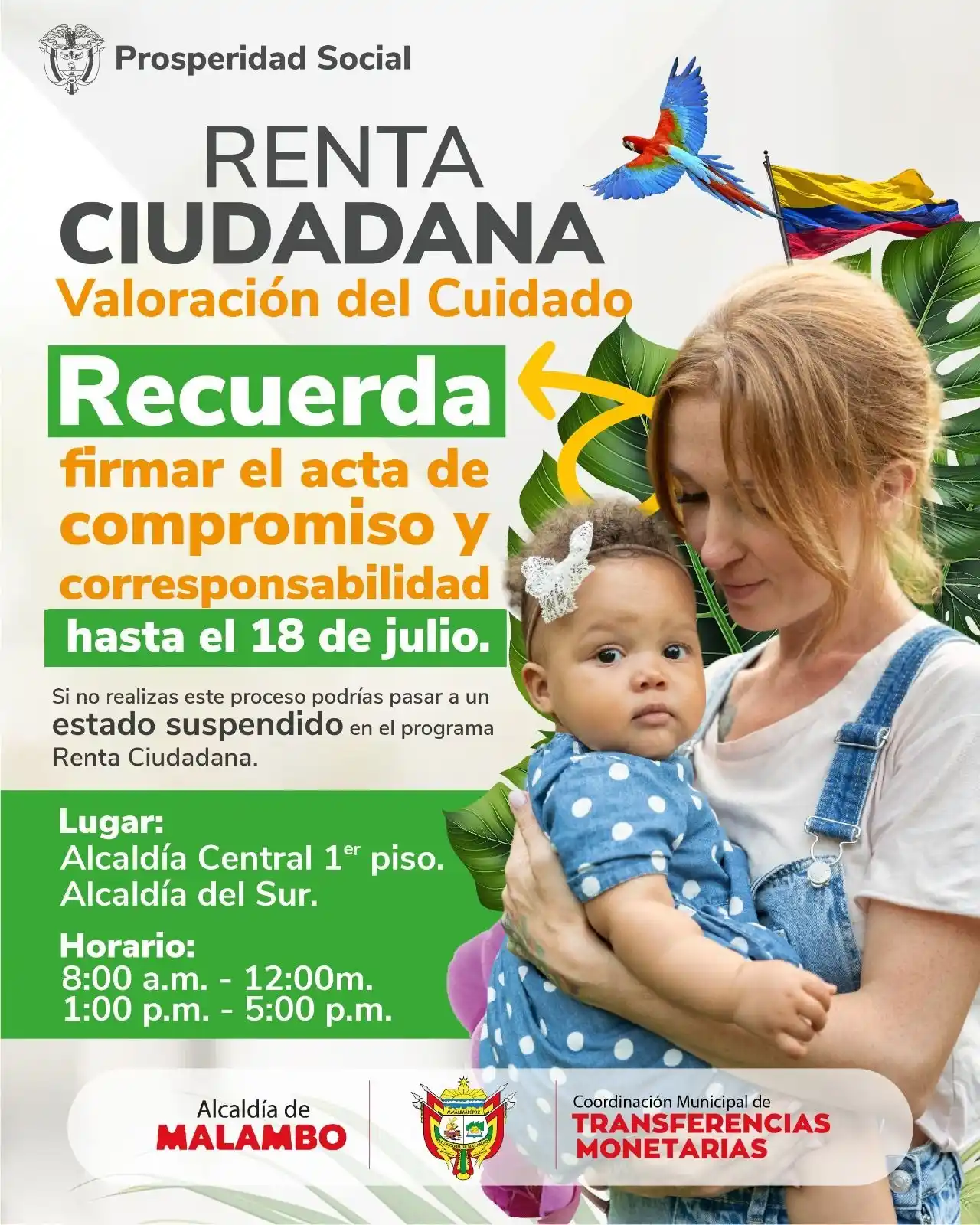 Image from Wintor ABC: Familias Malamberas se informa: Solo para nuevos beneificiarios de V...