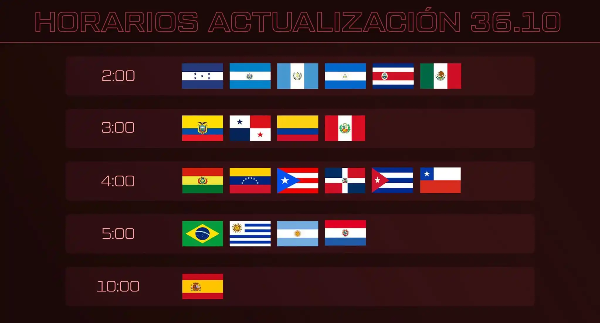 Image from 🍹🏖️NOTICIAS FORTNITE🏖️🍹: ▫️Horarios para la actualización de mañana! ▫️Tendrá una duración apr...