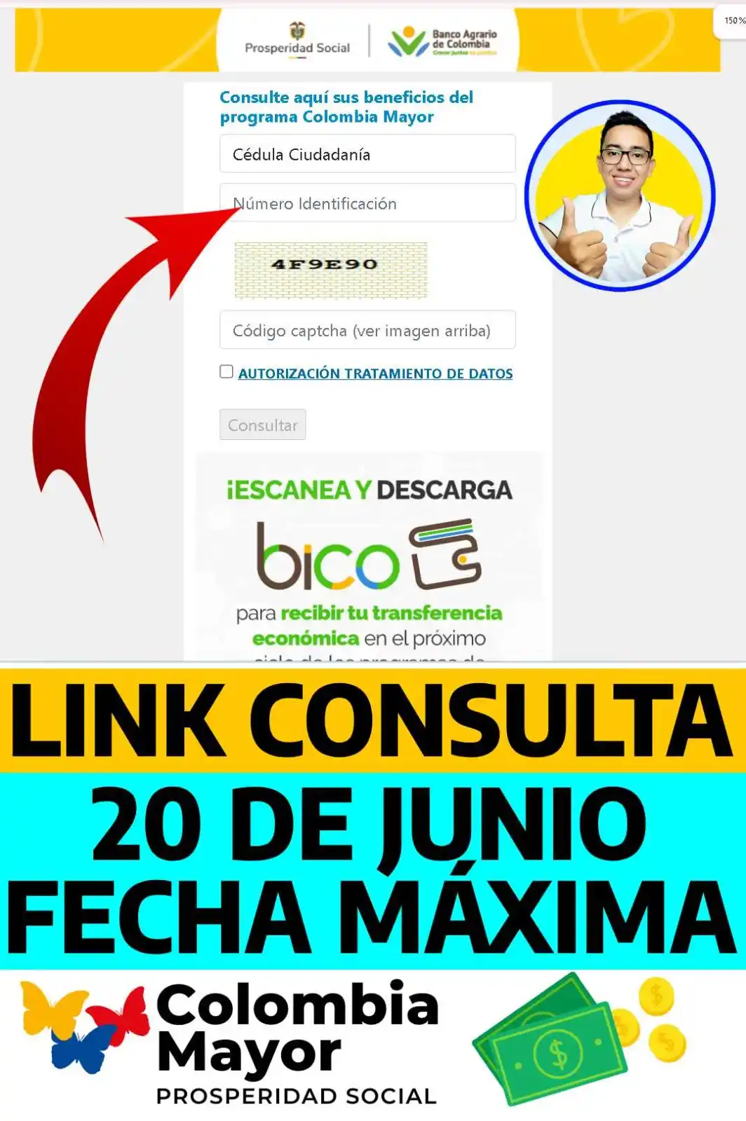 Image from Wintor ABC: Importante: Hago un llamado a todos los beneficiarios de Colombia Mayo...