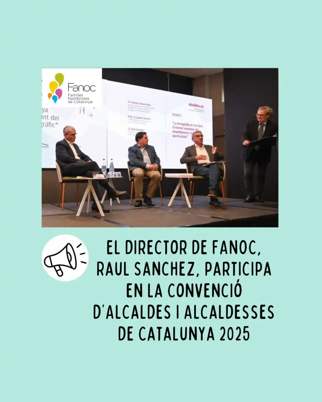 Image from Familias numerosas / Famílies nombroses - FANOC: ➡️La Convenció Nacional d’Alcaldes i Alcaldesses a Barcelona es va cel...