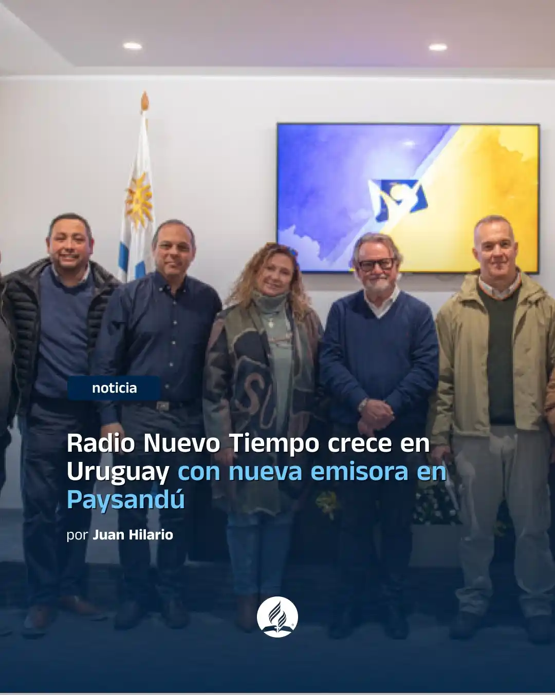 Image from Noticias Adventistas Sudamérica: ✨ ¡La señal de esperanza llegó a Paysandú! 📖🔊🇺🇾 Ahora, los más de ...