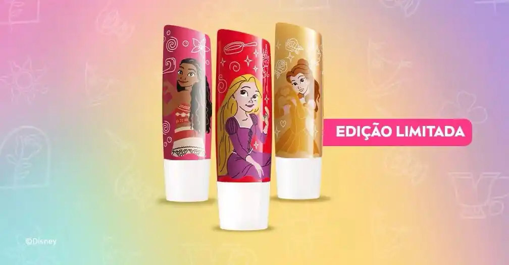 Image from Shopee Brasil : Lábios de princesa? Temos! 👑 O Kit Nívea Lip Disney Princesas chegou...