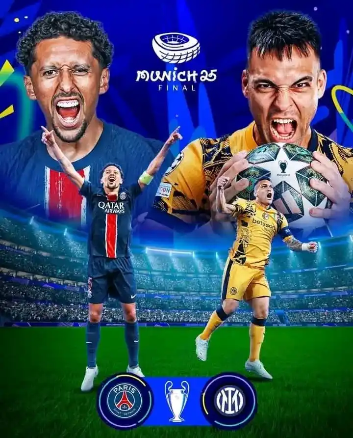 Image from ๐๐๐๐๐ ๐๐๐๐๐๐: LAGA SERU DINI HARI NANTI๐ฅ ๐ Final UEFA Champions League ๐ PSG ๐ซ...