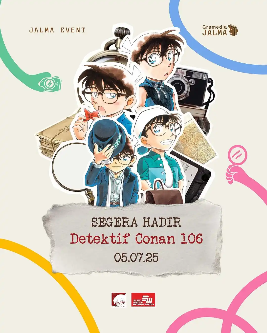 Image from Conan Fans Club ID: *Launching Detective Conan 106 Event 🔎📚* at Gramedia Jalma, Jakarta...