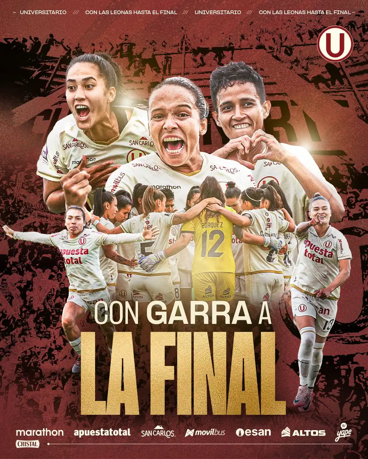 Image from Club Universitario de Deportes: ๐๐๐ข๐ก๐๐ฆ ๐๐ข๐ก ๐๐๐ฅ๐ฅ๐ ๐๐ El triunfo global de 6-0 sobre FB...