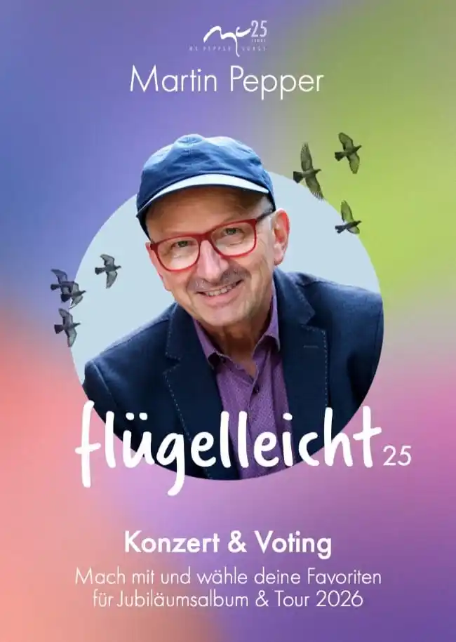 Image from Jesus in Zwickau ツ: *Martin Pepper Voting-Tour 2025 | Songpoeasie mit Hoffnung und Realism...