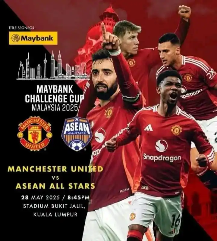 Image from ๐๐๐๐๐ ๐๐๐๐๐๐: ๐ฅMAYBANK CUP ๐ฒ๐พ ๐ฅ โฉ Asean All Stars ๐ Man United ๐
Rabu, 28 Ma...