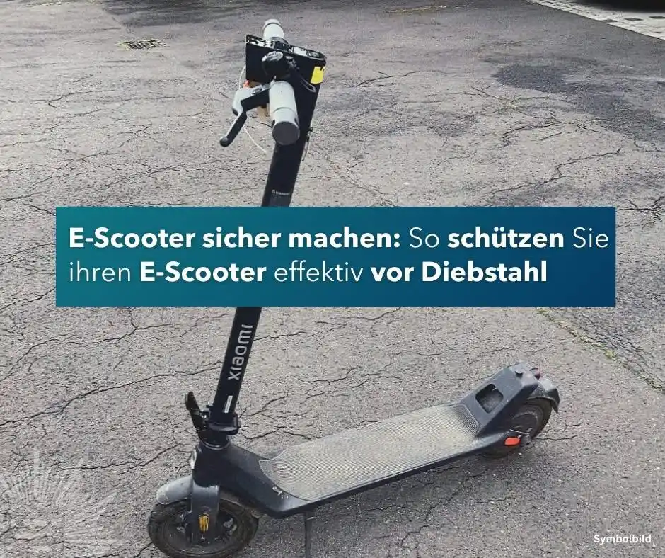 Image from Polizei Südosthessen: 🛴 *Mehr E-Scooter, mehr Diebstähle – Polizei gibt Tipps zum Schutz!* ...