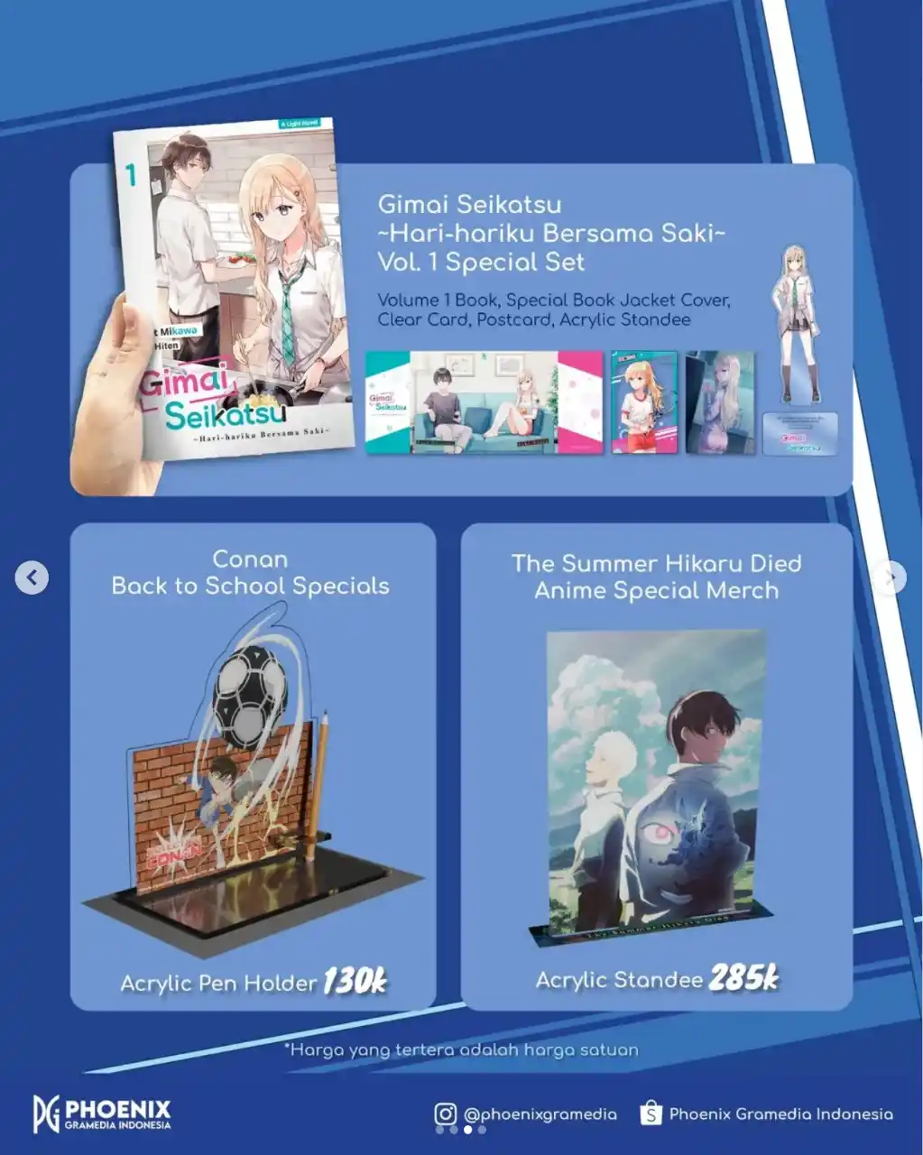 Image from Conan Fans Club ID: Merchandise Detektif Conan yang dibawa penerbit Phoenix Gramedia (PGI)...