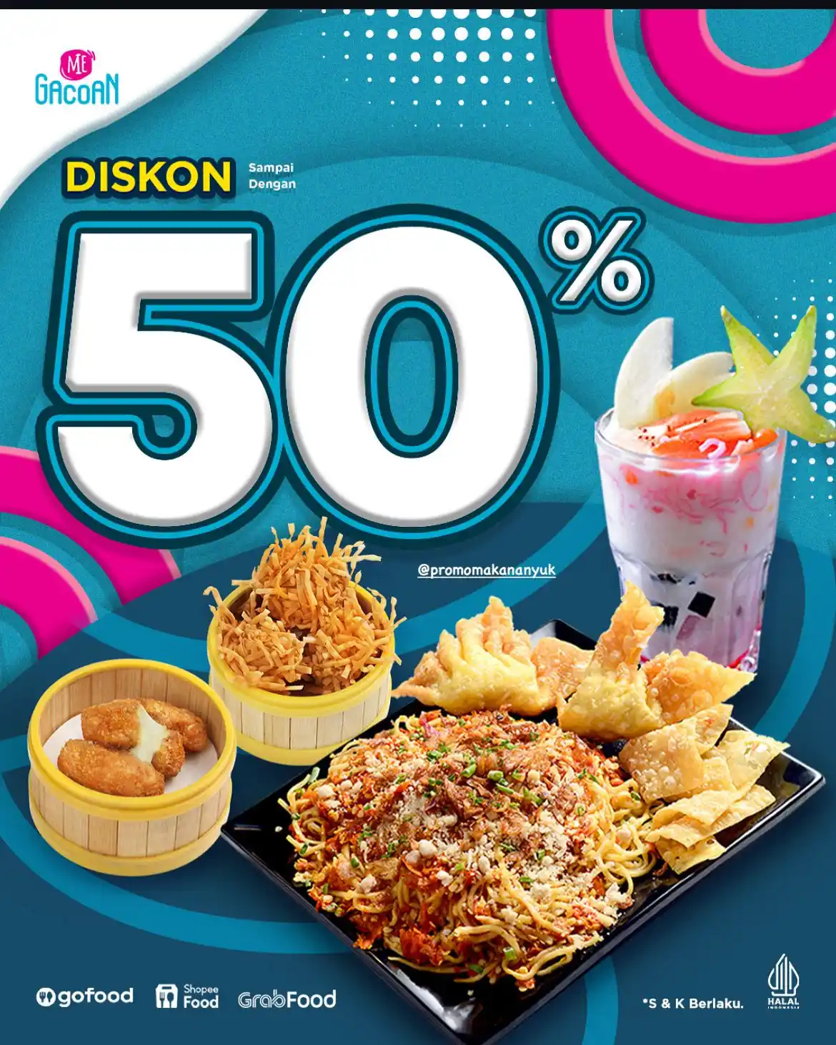 Image from Info Promo ShopeeFood 🍝🧋: MIE GACOAN setengah harga? 😳 Gak percaya? <a class="text-blue-500 hov...