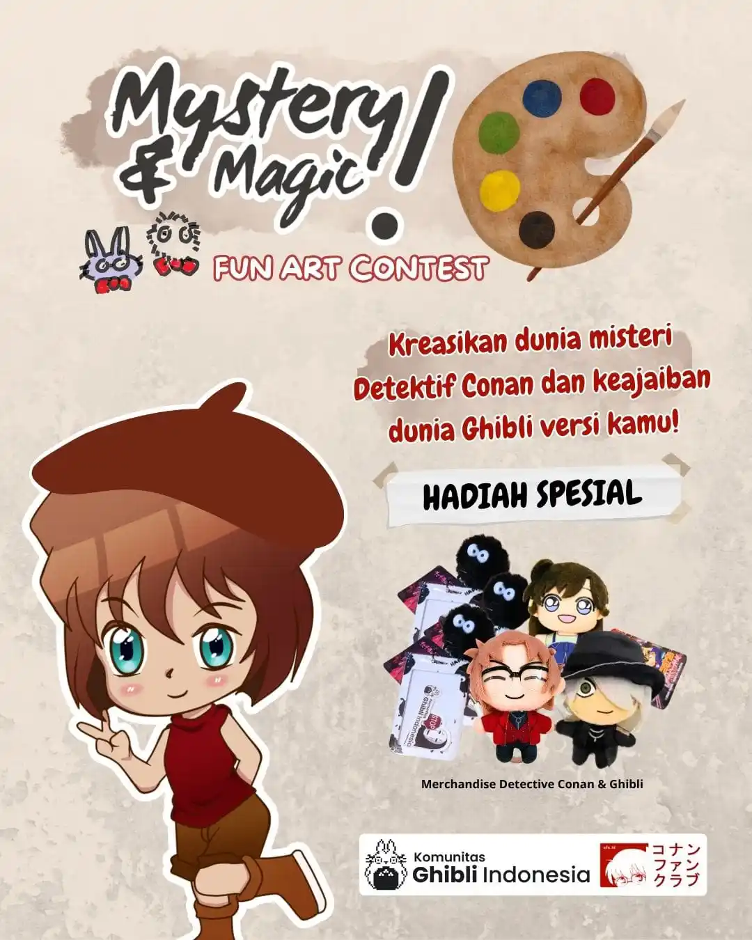 Image from Conan Fans Club ID: *🕵🏻♂️ MYSTERY & MAGIC!: FAN ART CONTEST ✨* Masih dalam rangka kola...