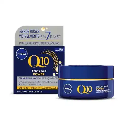 Image from 🔥Promoções/Cupons - THAUTEC⚡️: NIVEA Creme Facial Antissinais Q10 Power Noite 49g 🔥*R$ 31,99* 🔄 R$...