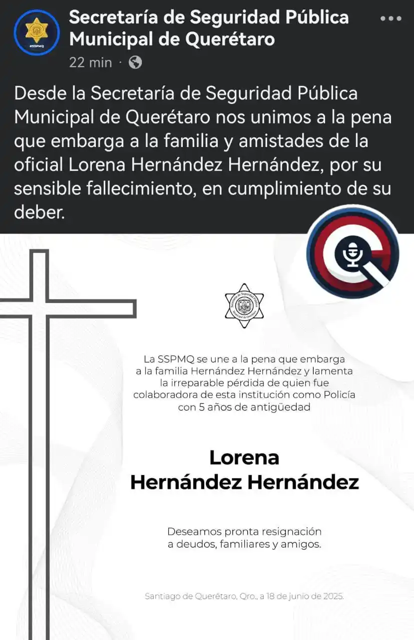 Image from CQ NOTICIAS 📝 (Sin Censura): 😓🙏 Nos unimos a la pena que embarga a la familia y amistades de la o...