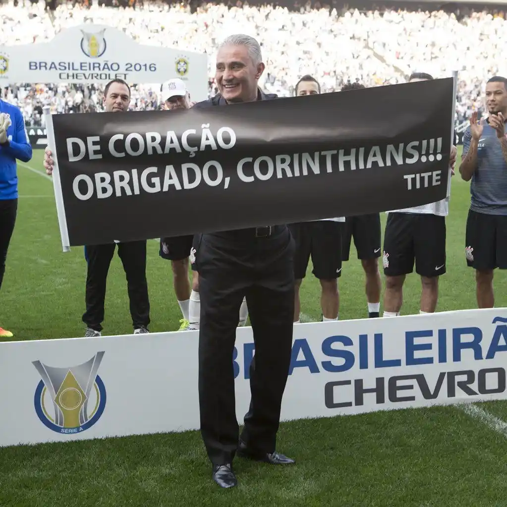 Image from SCCP News | Corinthians: ⚫️⚪️ | O Corinthians terá Tite como convidado de honra no Reencontro d...